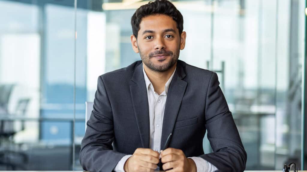 portrait of business man