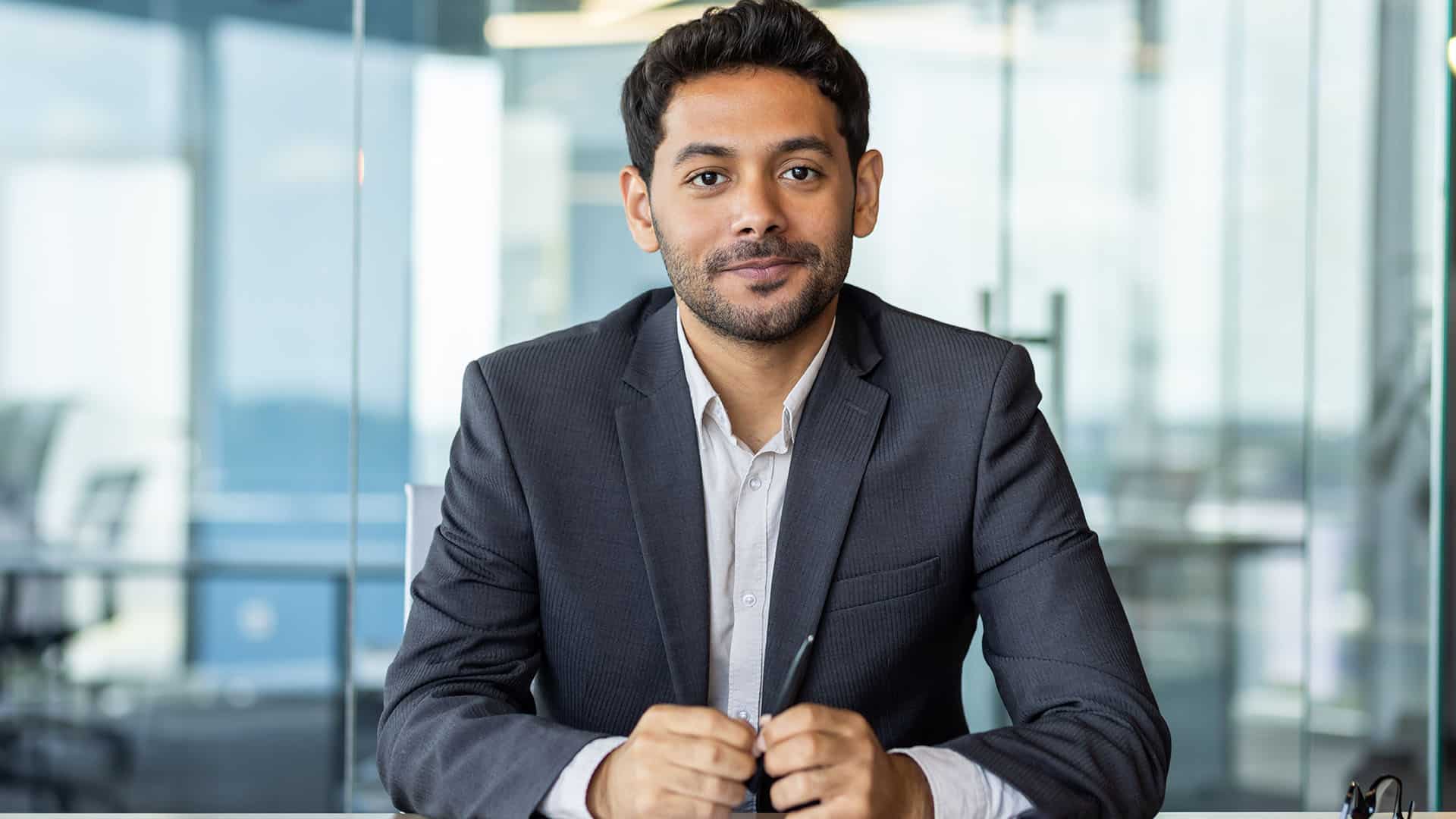 portrait of business man