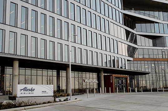 Alaska Airlines Hub building