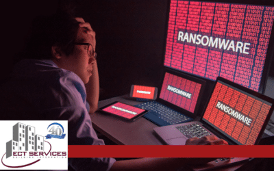 man struggling after getting ransomware on his devices