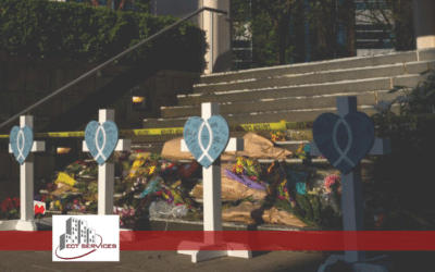 Memorial for an active shooting